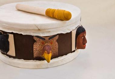 Cherokee art drum