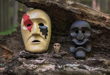 Cherokee art masks 0